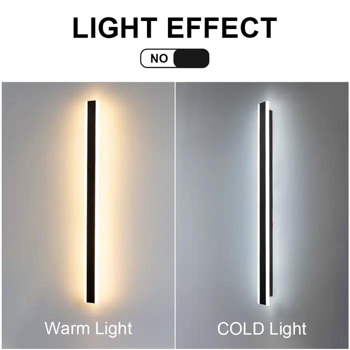 Applique murale LED extérieure étanche IP65 lampes murales longues LED éclairage de jardin Villa porche lumière décoration extérieure éclairage