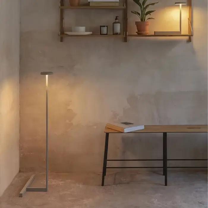 Lampadaire minimaliste moderne lampe sur pied d'angle design pour salon hôtel boutique décor créatif LED chambre