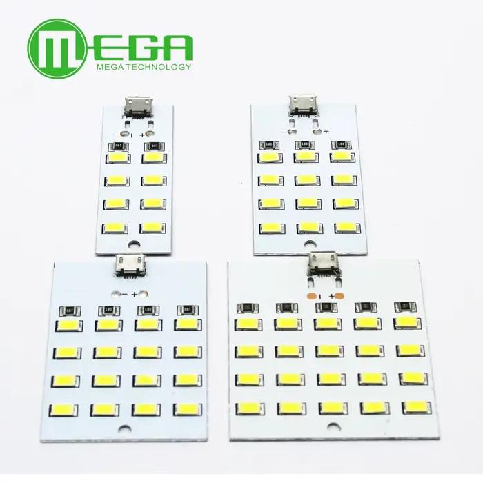 Panneau d'éclairage LED USB mobile, perles de lampe, éclairage de secours, 8, 12, 16/20