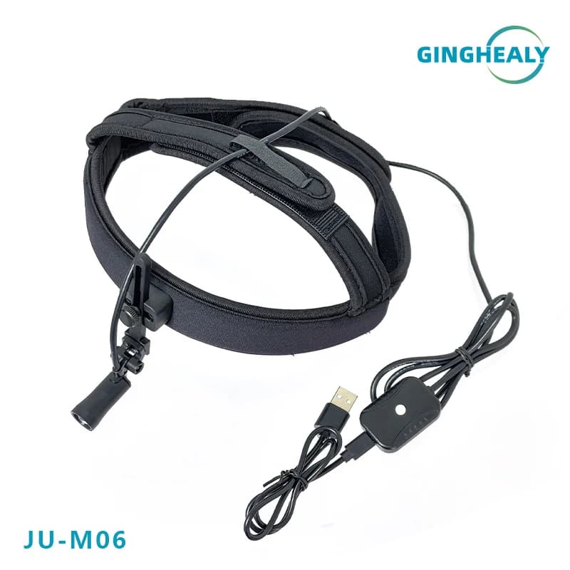 Lampe frontale Ginghealy 3W 30000lux avec filtre, pour loupes dentaires, utilisation en laboratoire,