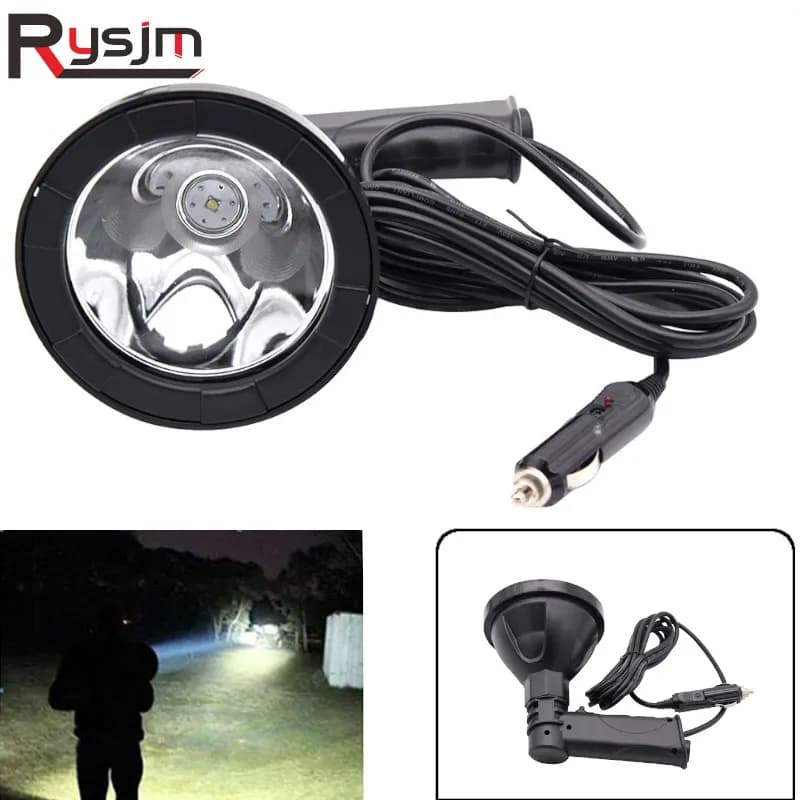 100W 4 pouces haute puissance lumière portable lampe de chasse projecteur LED pêche en plein air Cam