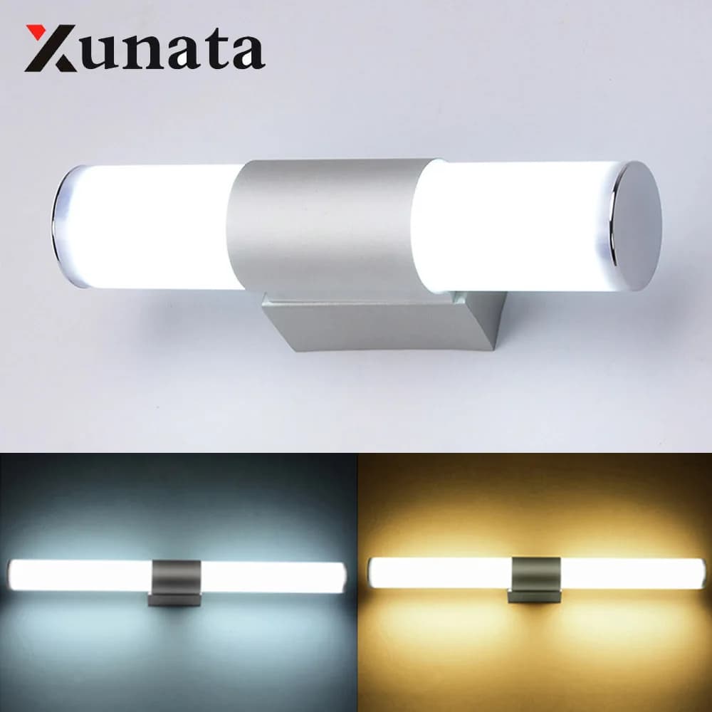 Mur LED lumières salle de bain applique murale 12W 16W 22W armoire miroir lampe éclairage Dressing c