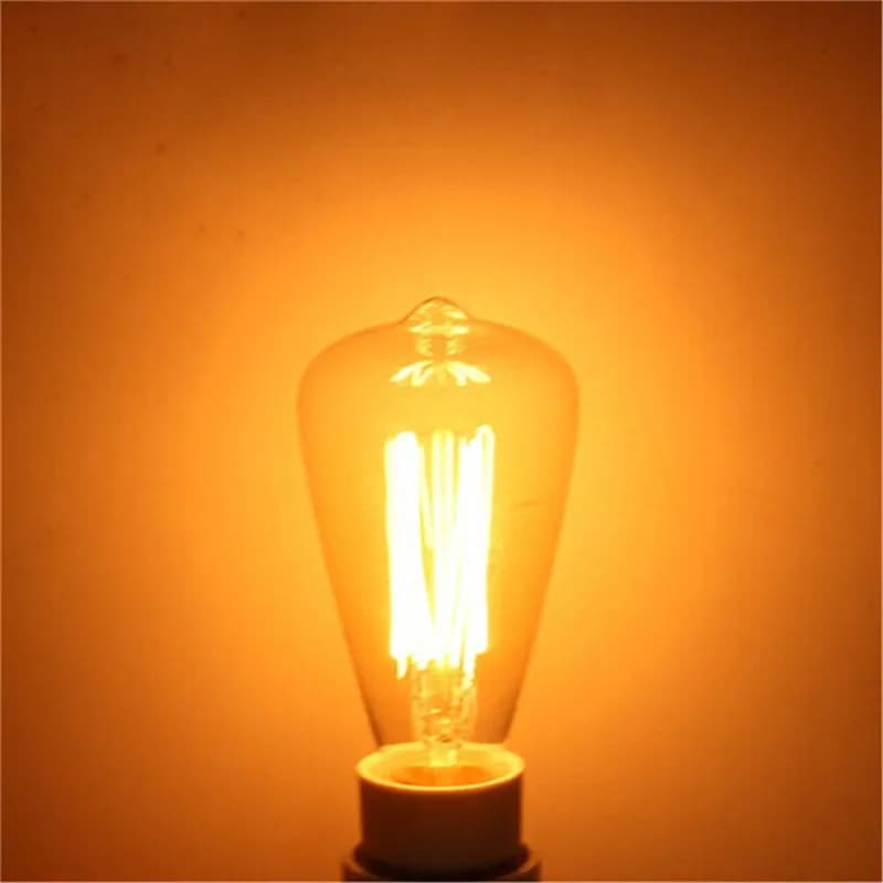1 pièces ampoule lampe Vintage Edison Reproduction 40 watts E14 ST48 Dimmable à incandescence Vintag