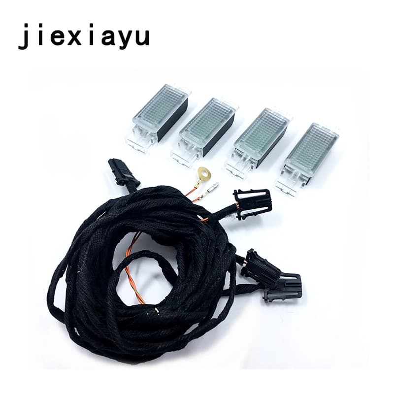 1 jeu d'éclairage LED d'origine OEM pour repose-pieds, pour Golf 6 Golf 7 Jetta MK5 MK6 Tiguan Passa