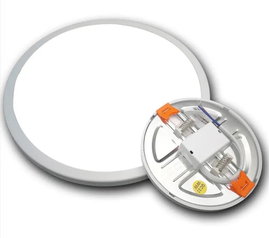 1 pièces AC 85-265V Ultra mince rond/carré panneau lumineux LED 6W 8W 15W 20W en aluminium plafond e
