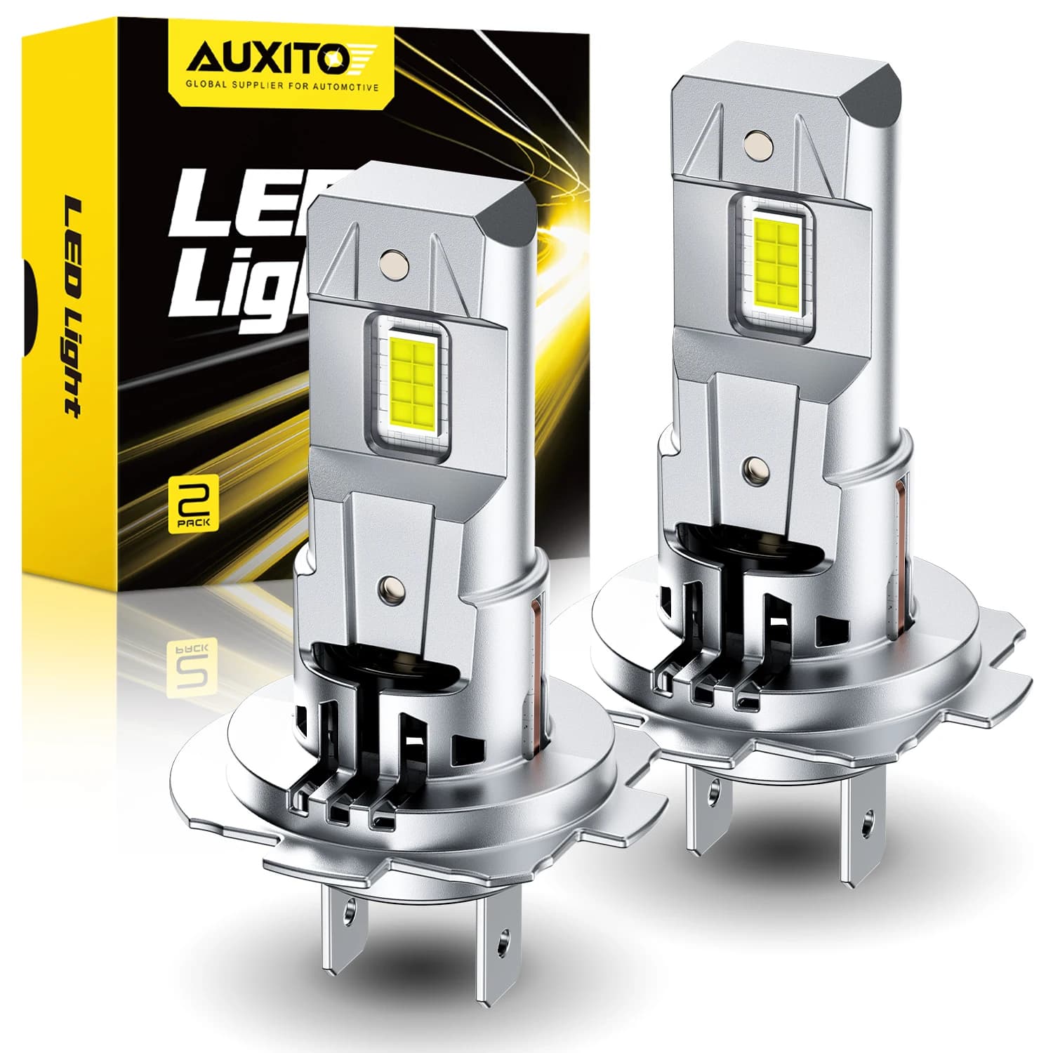 AUXITO-Lampe de sauna à faisceau haut et bas, Turbo H7 LED, Canbus Brave Free Car, Puce CSP, Lampe d