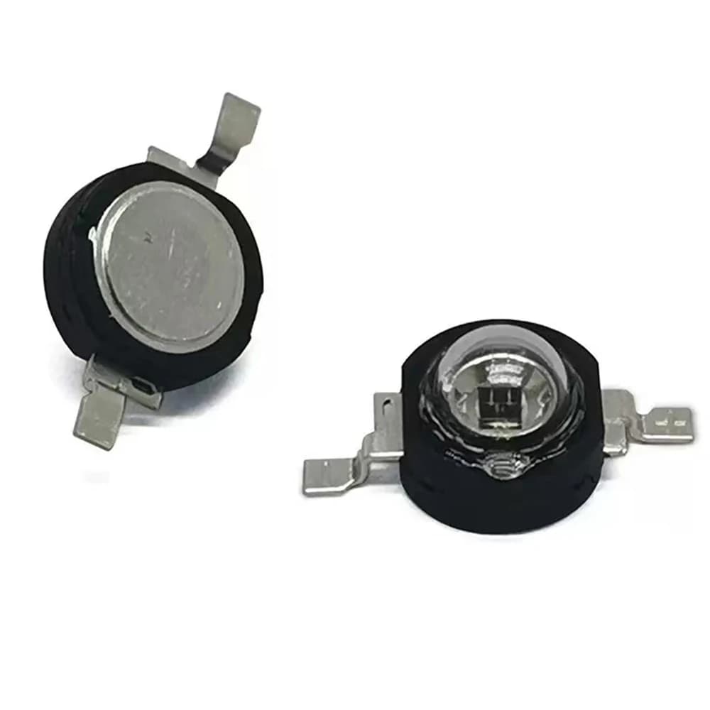 LED infrarouge haute puissance 3W 850nm 940nm 730nm 60 90 120 degrés pour vision nocturne CCTV DIY