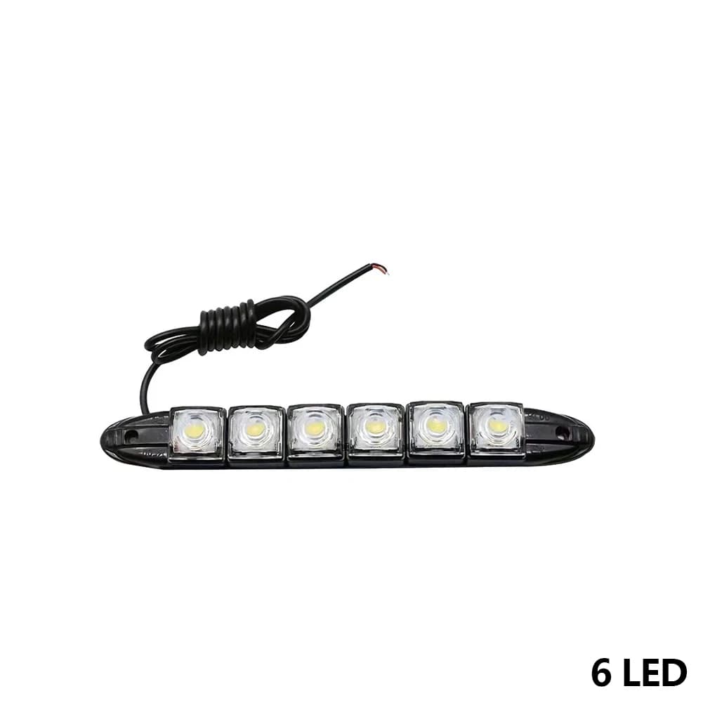 Voiture LED DRL feux diurnes blanc Led flexible étanche conduite antibrouillard Signal diurne Auto s
