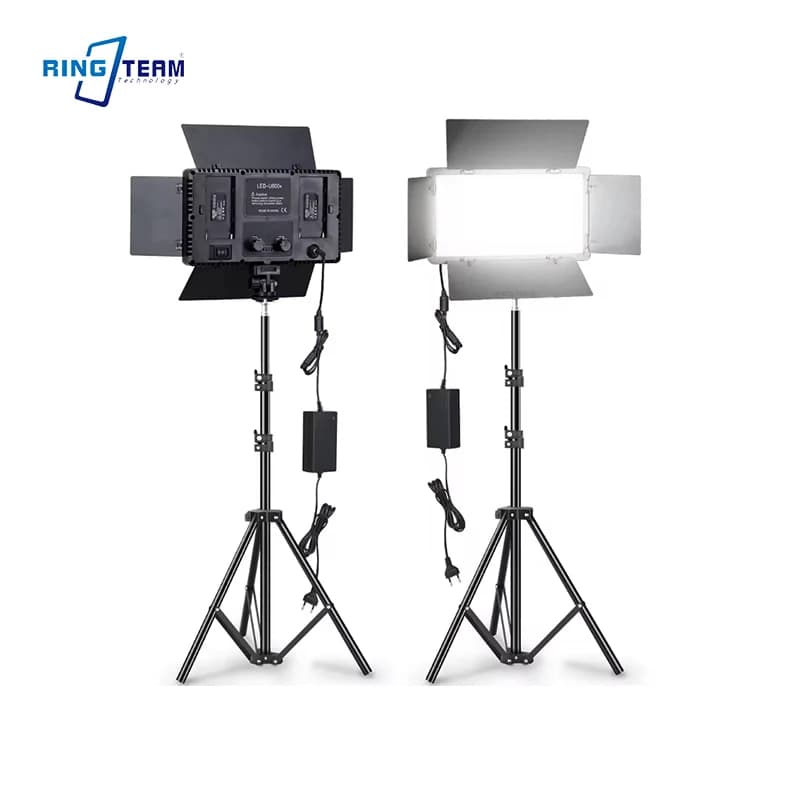 Éclairage LED U600 pour photographie, panneau lumineux plat pour intérieur, idéal pour la prise de v