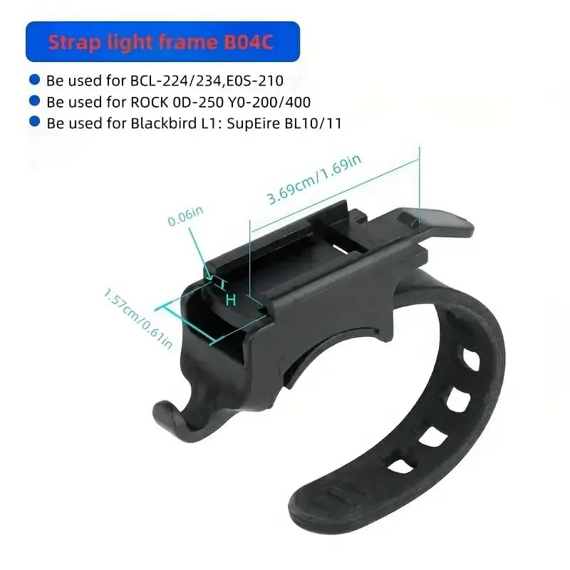 Support de lampe torche pour moto, support de fixation pour lampe de vélo, pince de fixation pour la