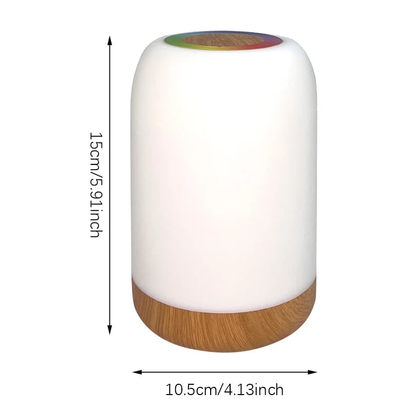 Lampe tactile LED avec couleur RGB à intensité variable, fonction de synchronisation de lampe de Tab