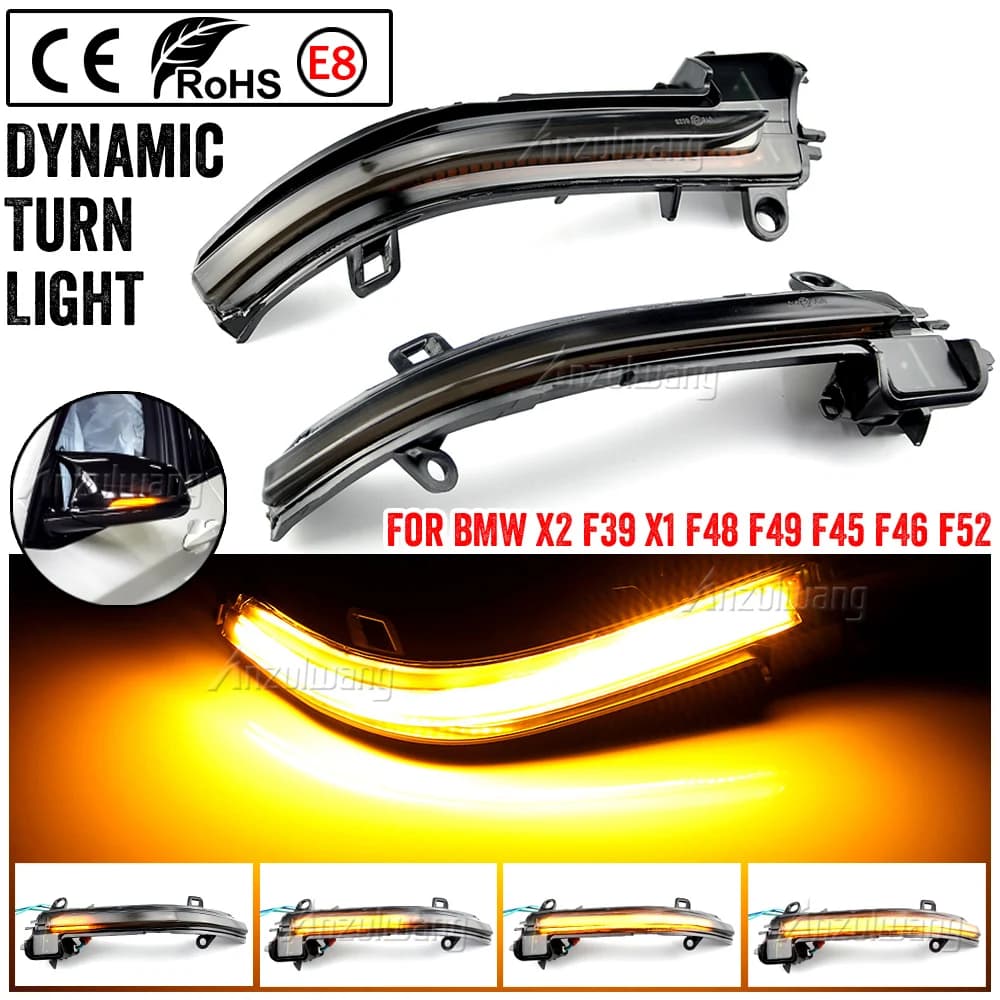 Clignotant dynamique clignotant LED pour BMW série 1 2 F40 F52 Active Tourer F45 Gran Tourer F46 X1