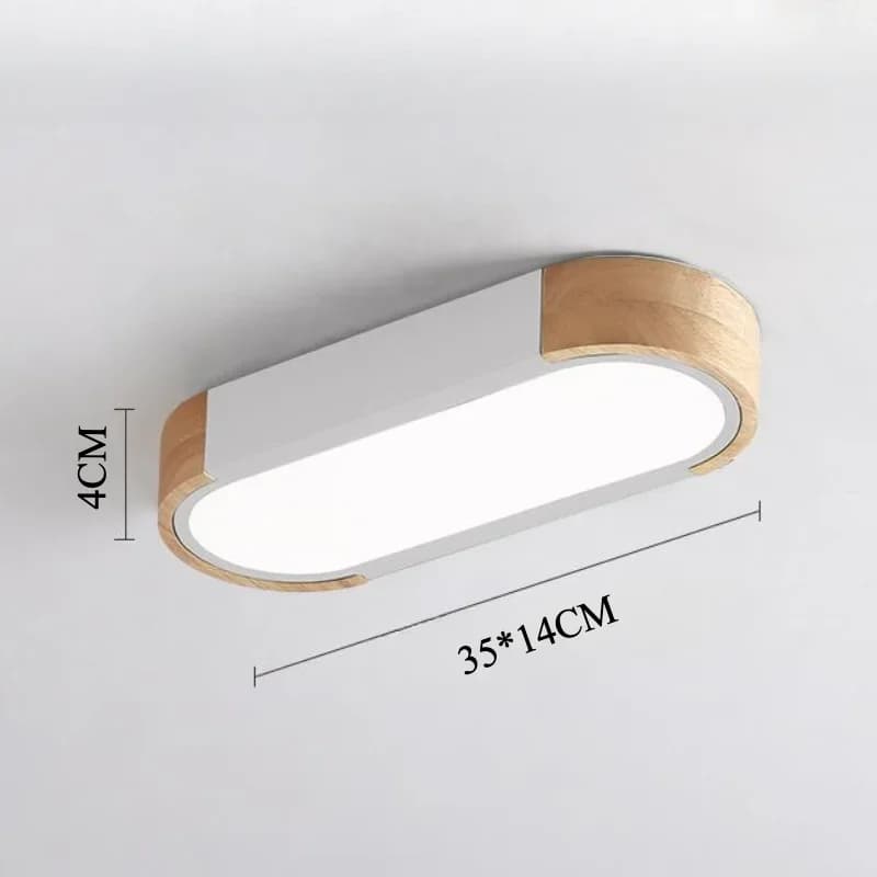 Plafonnier LED au Design Nordique Moderne et Simple, Luminaire Décoratif d'Nik, Idéal pour un Salon,