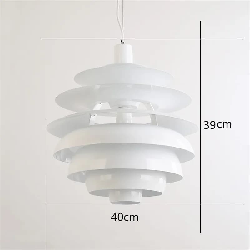 Luminaire suspendu au design danois simple, LED nordique, pour chambre à coucher, bureau, salle à ma