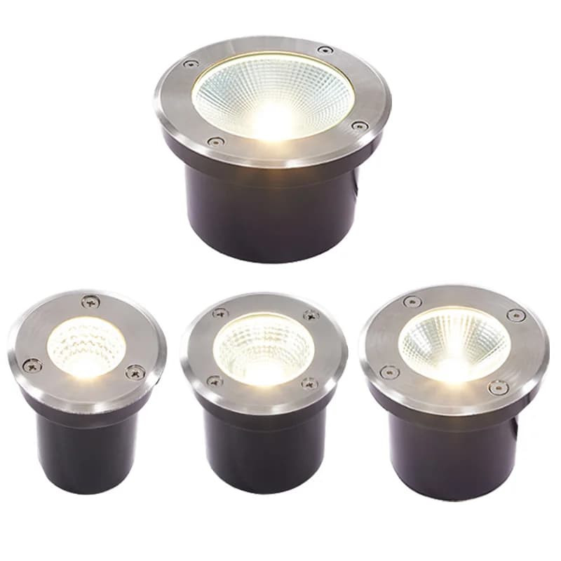 Spot lumineux LED encastrable dans le sol, imperméable conforme à la norme IP67, éclairage d'extérie