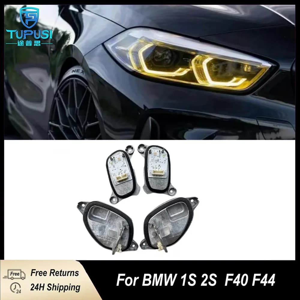 Module DRL Angel Eye jaune pour BMW F40 2019 – 2023 118i F44 228IX M235IX, phare LED, lumière diurne