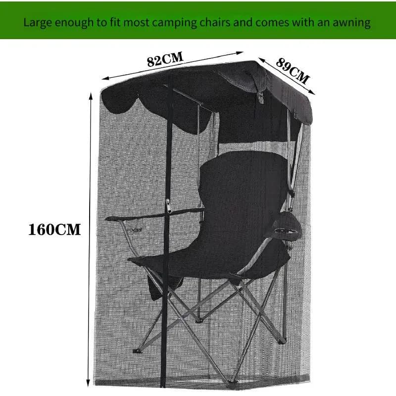 Moustiquaire d'extérieur pour terrasse et jardin, idéale pour chaises avec parasols, installation si
