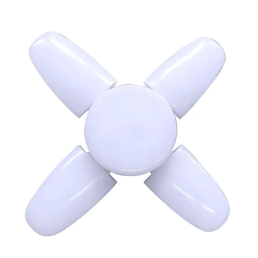 Ampoule LED pliable en forme d'éventail, ampoule LED, plafonnier, maison, salon, entrepôt, garage, A