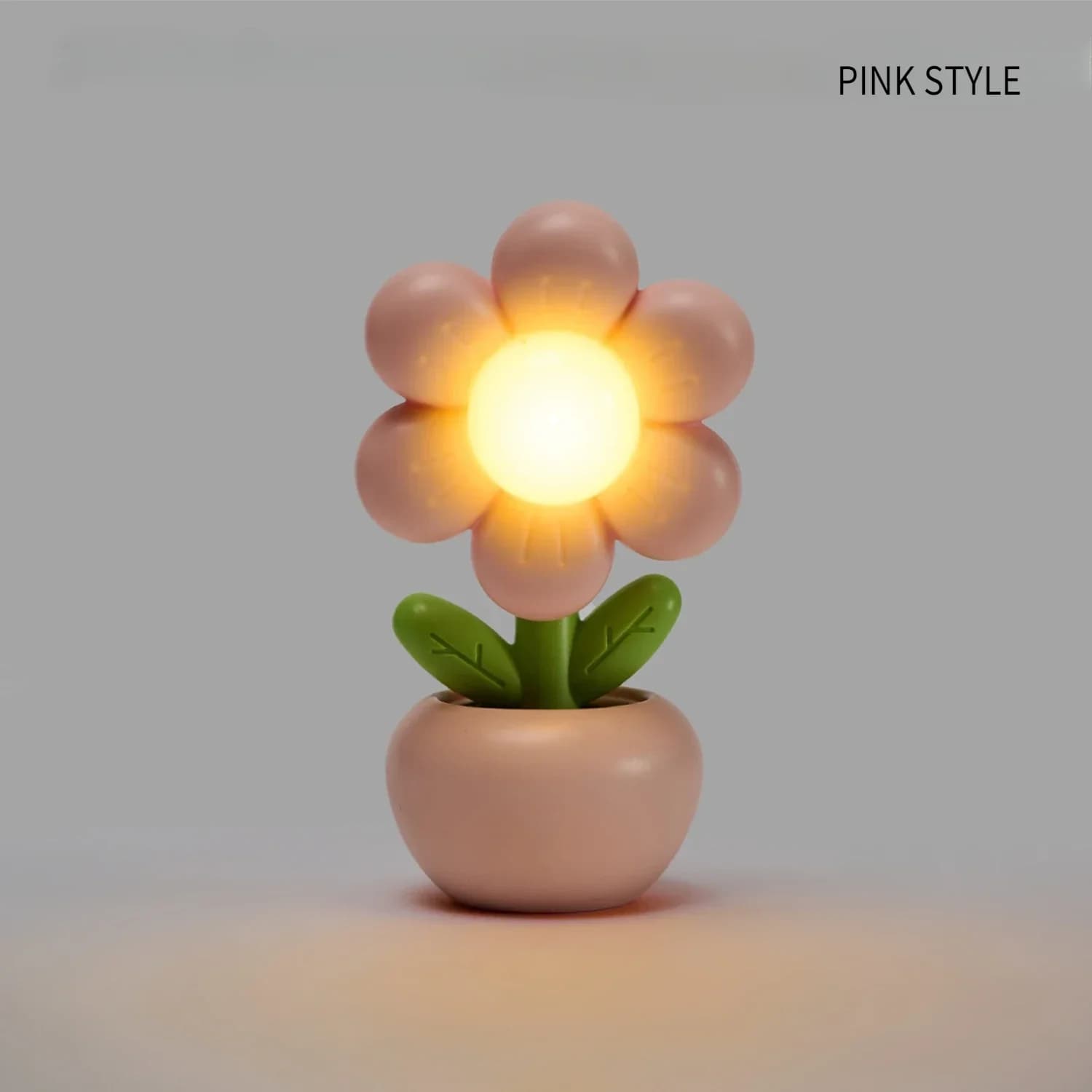 Mini LED fleur veilleuse mignon petite lampe de Table ornement de bureau chevet chambre lumières d'a