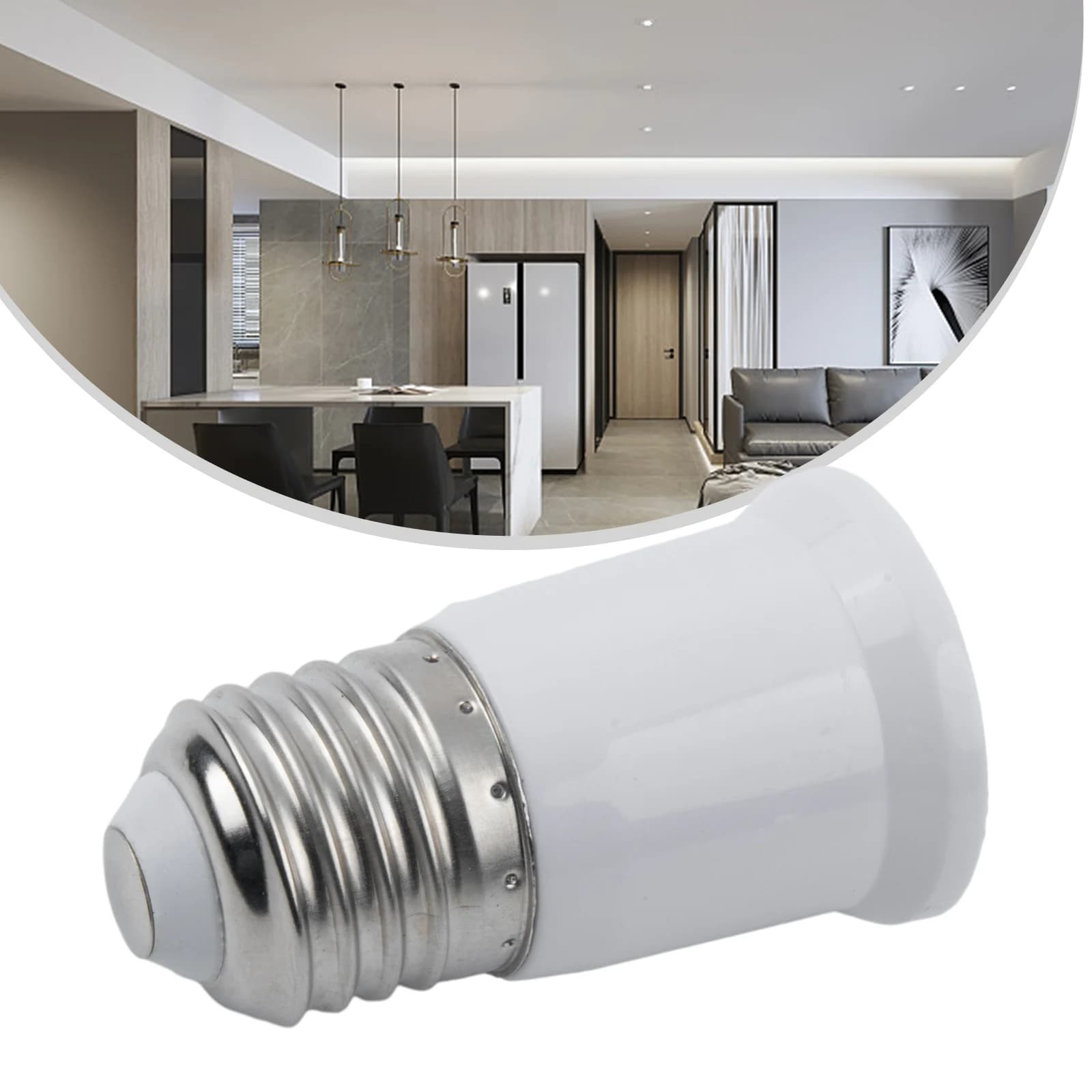 Adaptateur d'extension de douille, rallonge de douille, capuchon d'ampoule, convertisseur de support