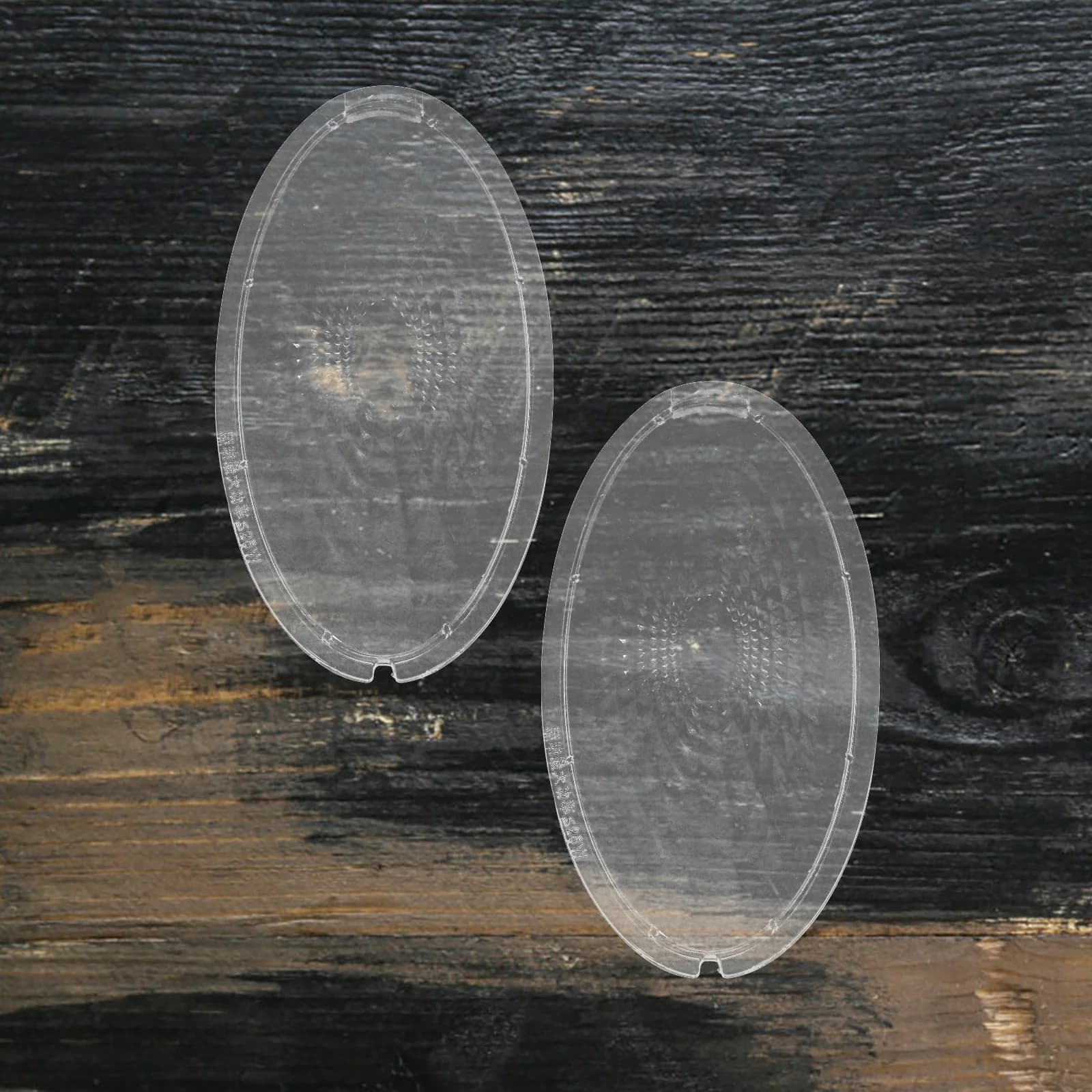 1 paire de caches-lampes transparents pour hotte de cuisine, remplacement pour les abat-jour anciens