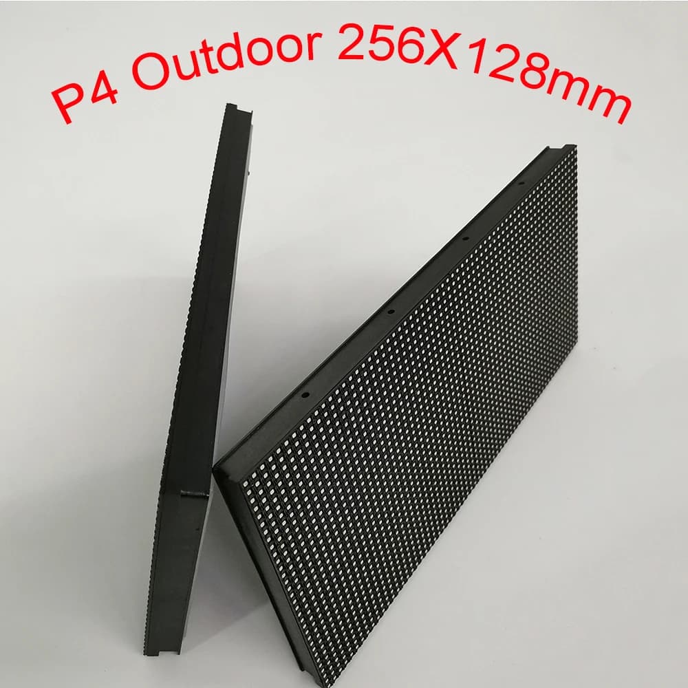 Module LED P4 pour affichage LED commercial extérieur, panneau P4, taille 256x128mm, module matricie