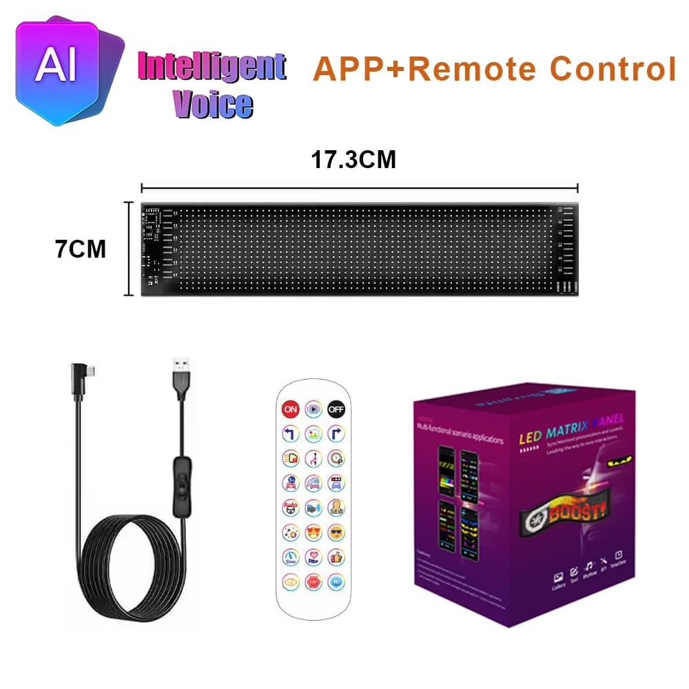 LED AD AI Devil Eye camion voiture affichage Pixel panneau défilant panneau Ultra-mince doux Flexibl