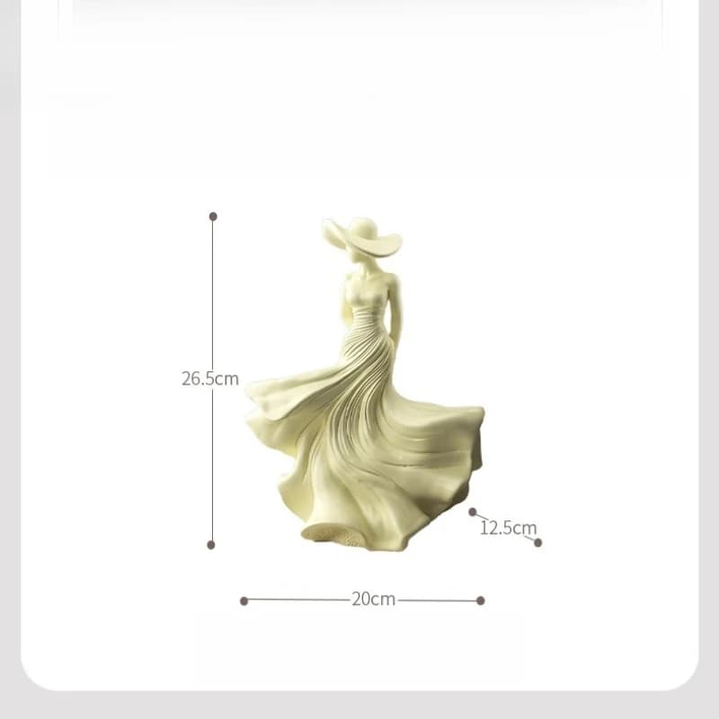 Figurines artistiques de Style crème, Sculptures haut de gamme, accessoires de décoration pour la ma