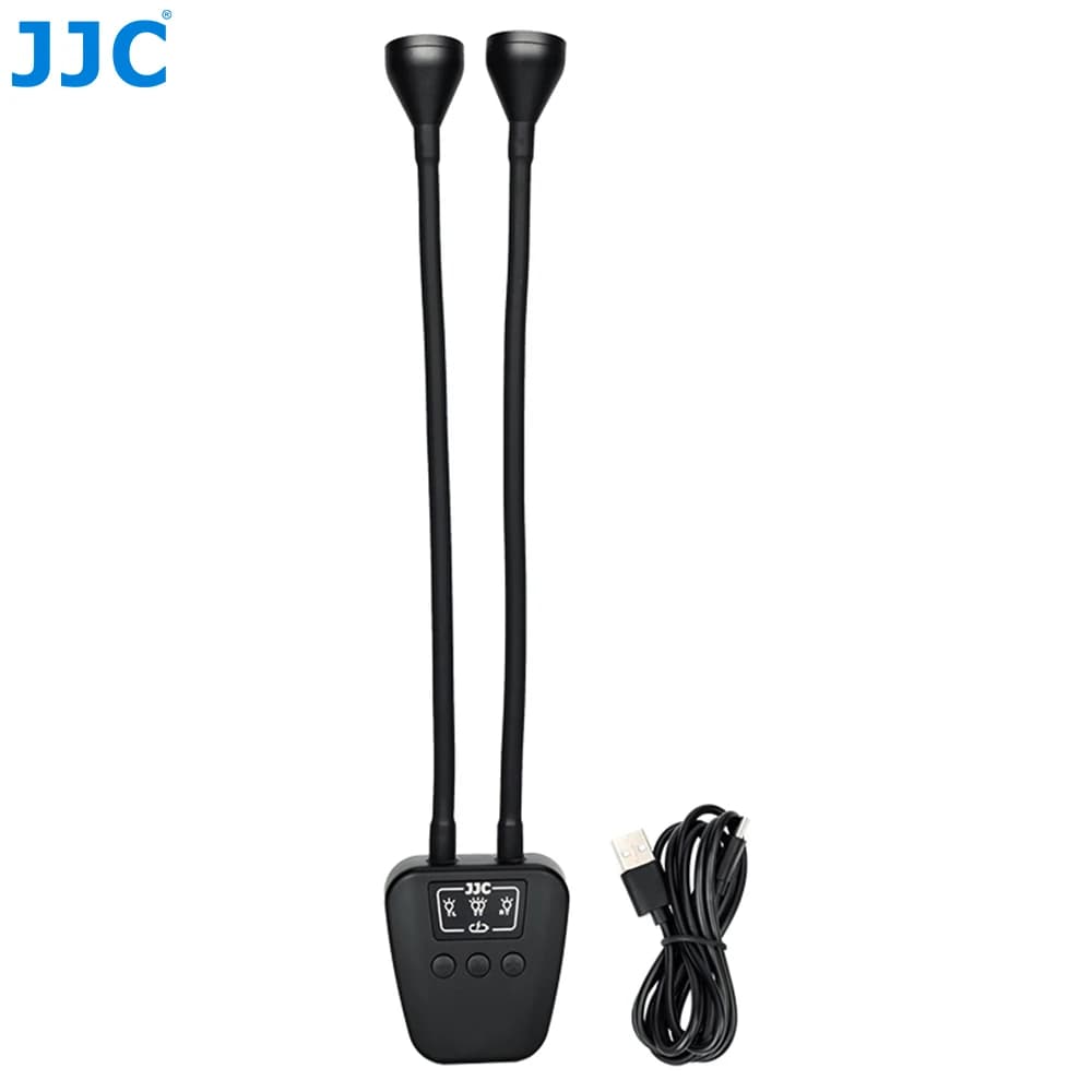 JJC – lampe Macro LED, Flash avec batterie intégrée de 600mAh, vitesse réglable à 10 niveaux, pour l