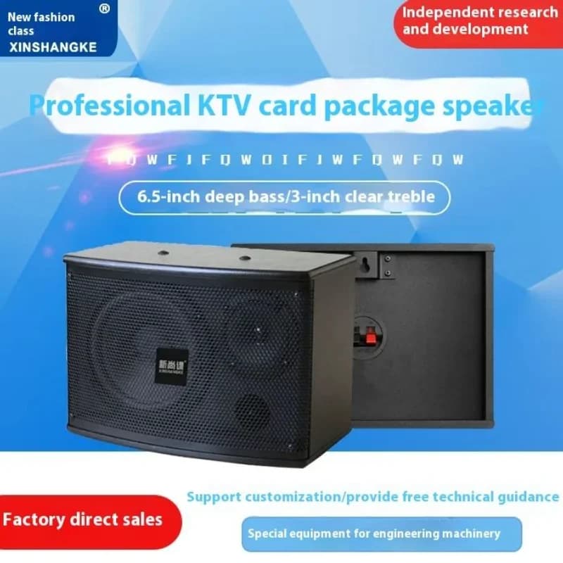 Haut-parleur Audio de 6,5 pouces, caisson de basses haute puissance, Portable pour l'extérieur, spec