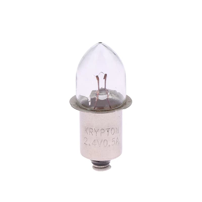 Ampoules de Base P13.5S, lampe de poche de Style ancien, 2.4V 3.6V 4.8V 6V 7.2V 0,4a 0,5a 0,75a, amp