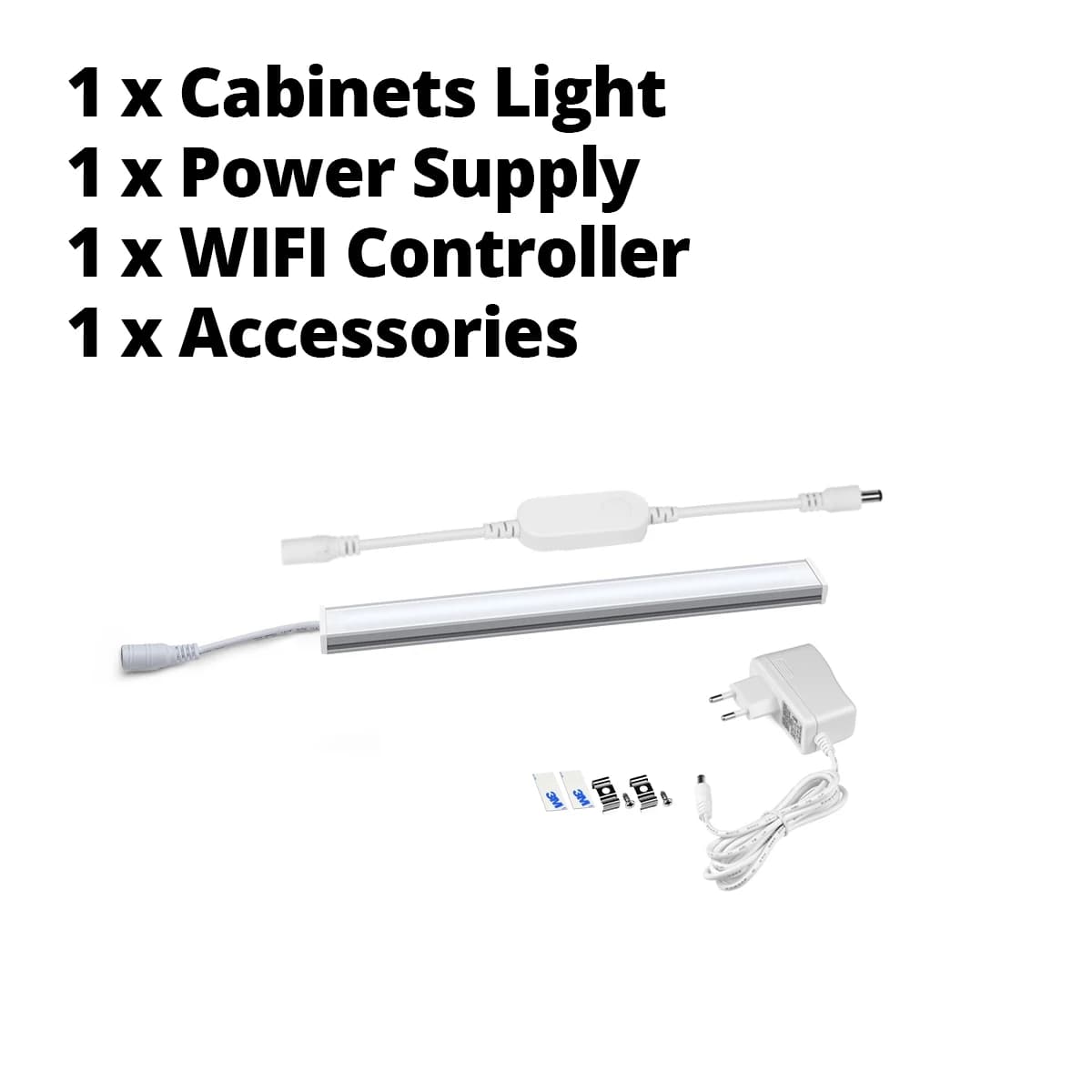 1-5 pièces cuisine Tuya Smart LED sous armoire lampe WIFI barre lumières pour armoire placard éclair
