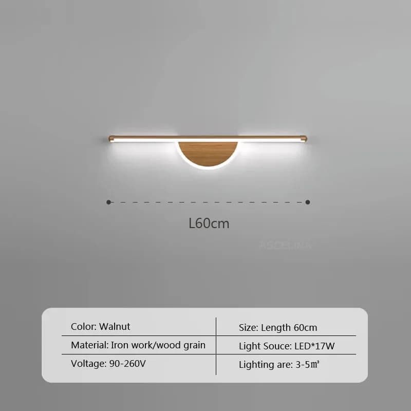 Applique murale LED moderne pour miroir de salle de bain, éclairage de maquillage pour cuisine, salo