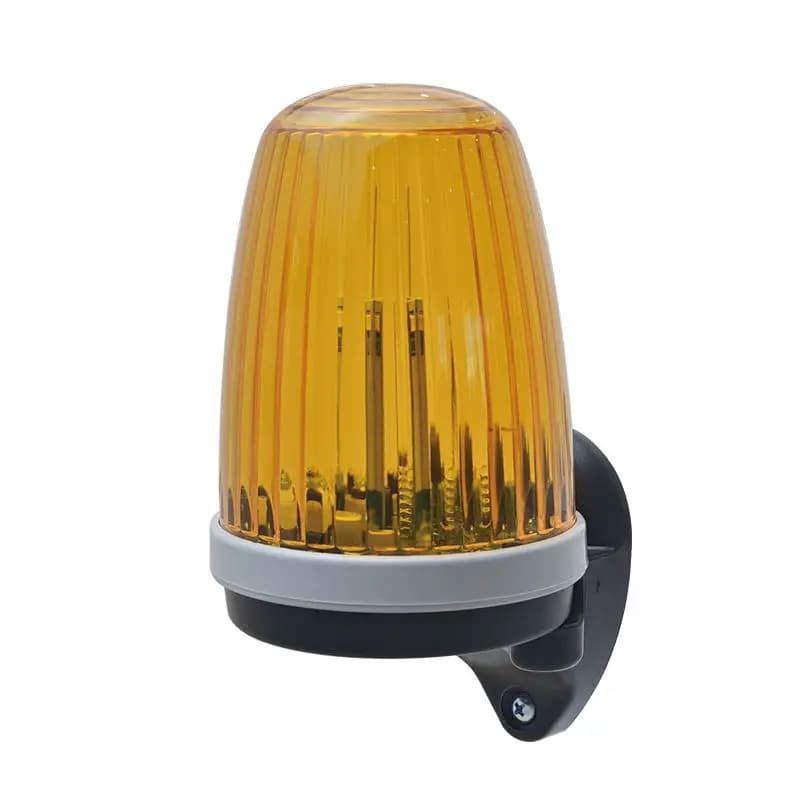 Lampe de signalisation automatique à LED clignotante en plastique pour alarme de portail coulissant 