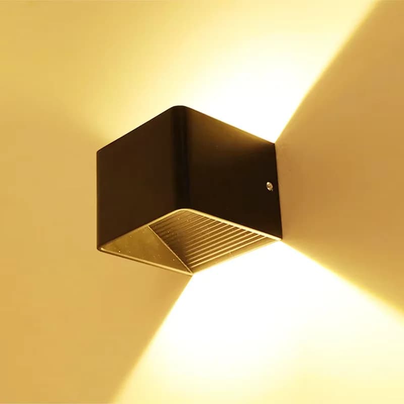 Applique murale LED nordique en aluminium, éclairage extérieur haut et bas, moderne pour la maison,