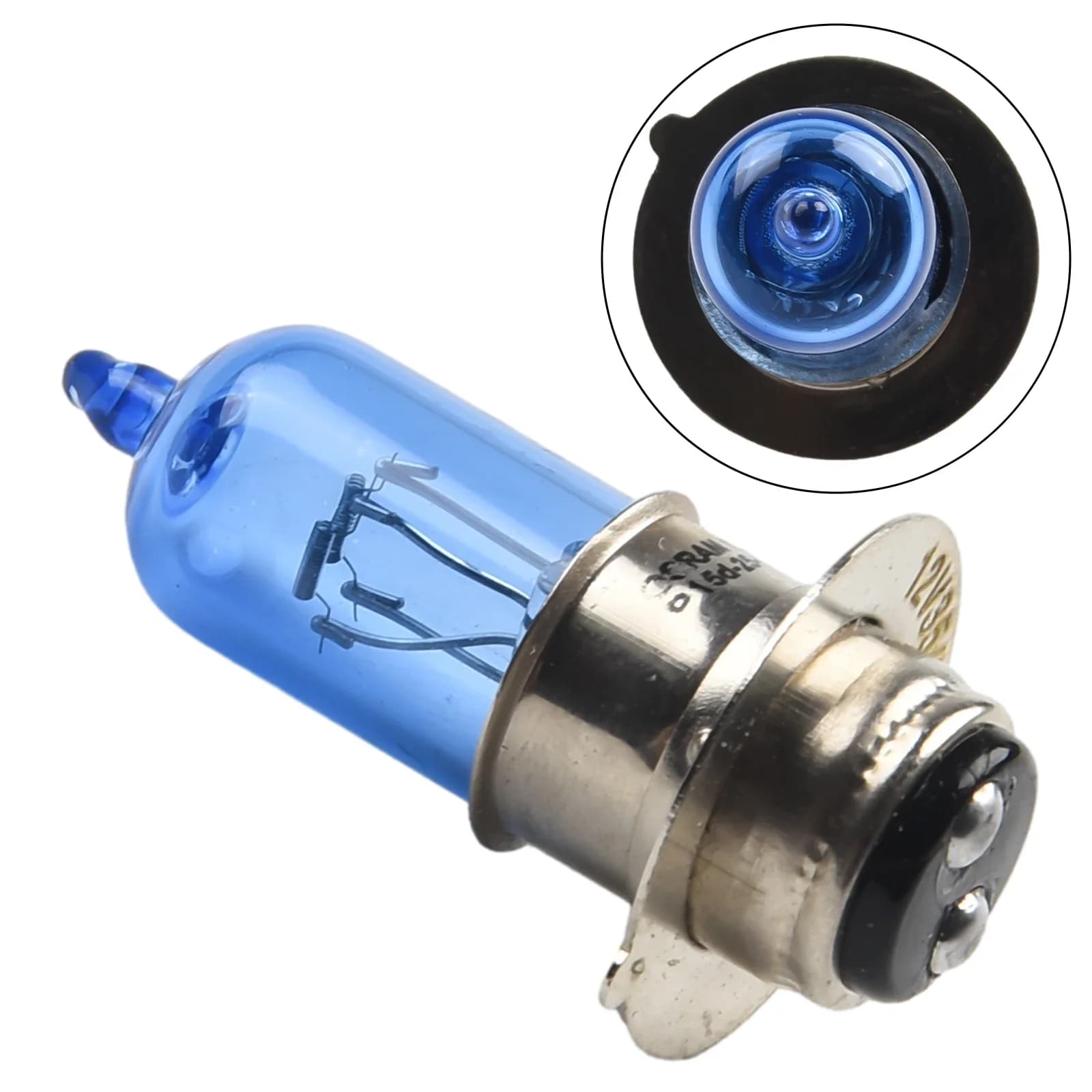 Ampoule halogène 35W 12V 6000K/4500K, Super brillante H6 T19 P15D, ampoules de phares de moto, convi