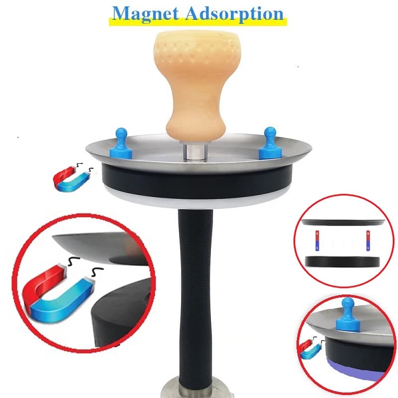 JUSES' S narguilé LED anneau lumineux Rechargeable RGB coloré Shisha lampe grille trou rond boucle d