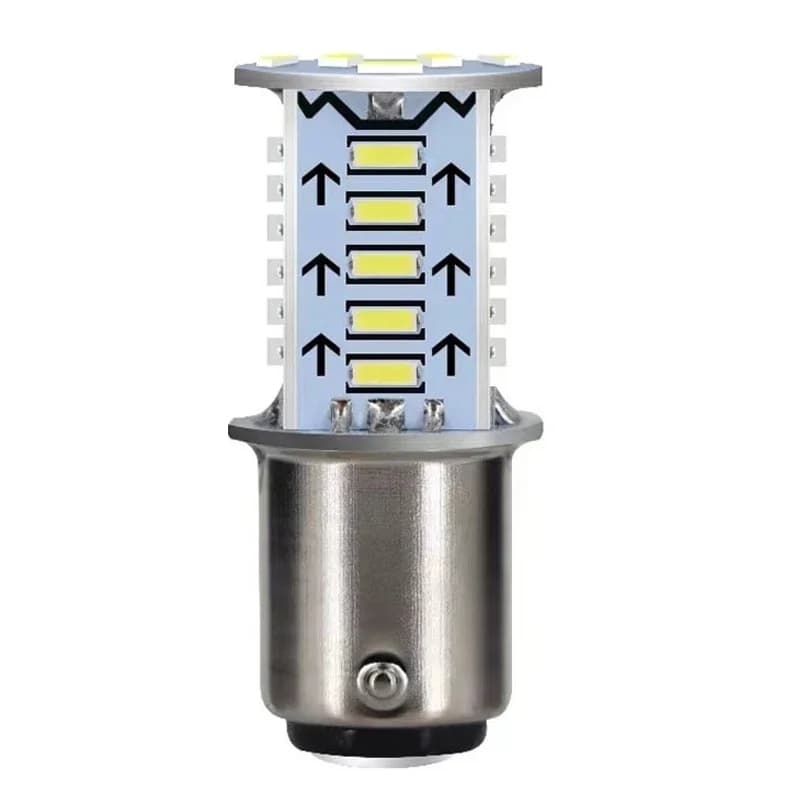 Clignotant universel pour moto, feu stop, ampoule LED, rouge, blanc, bleu, feu arrière, 12V