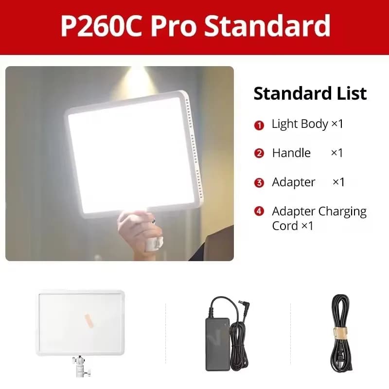 GODOX P260C PRO-Panneau Lumineux LED à Intensité Variable pour Studio, 2800-6500K, pour Production V