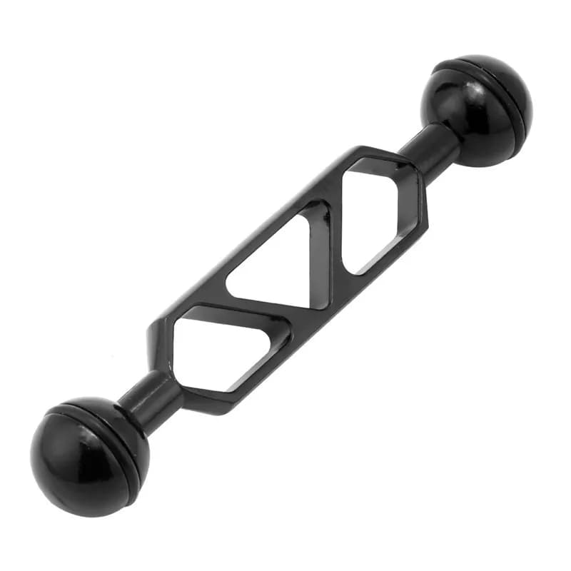 Bras de lumière de plongée ultraléger en aluminium, bras à double rotule, support à pince papillon p