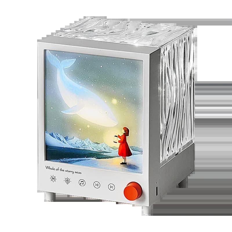 Aurora Box – projecteur veilleuse Bluetooth, lumière ambiante avec bruit blanc, gradation continue à