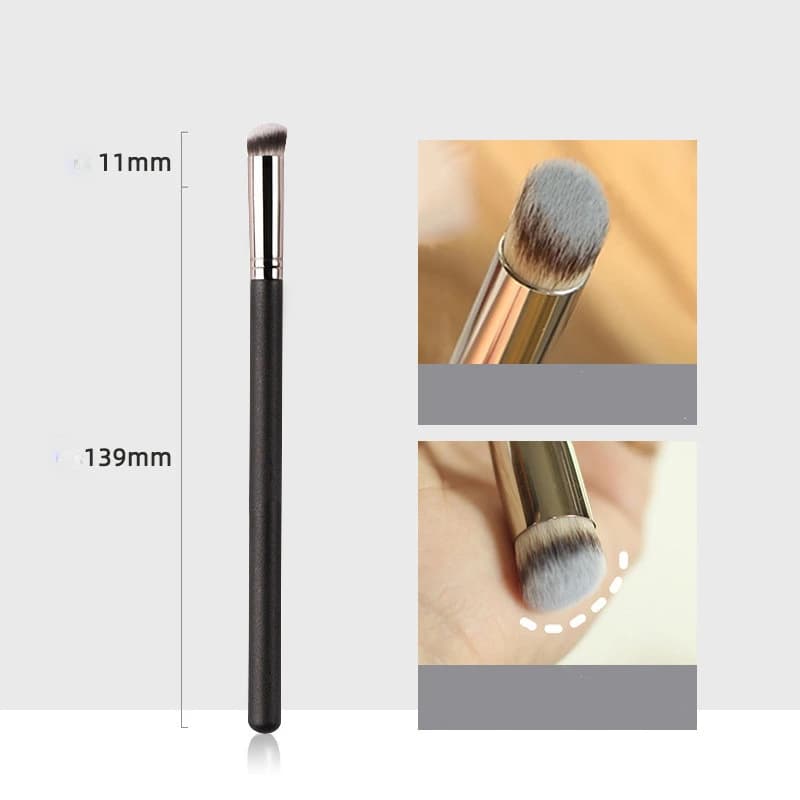 Pinceaux de maquillage pour fond de teint et anti-cernes synthétiques, brosse de contour, outil de b