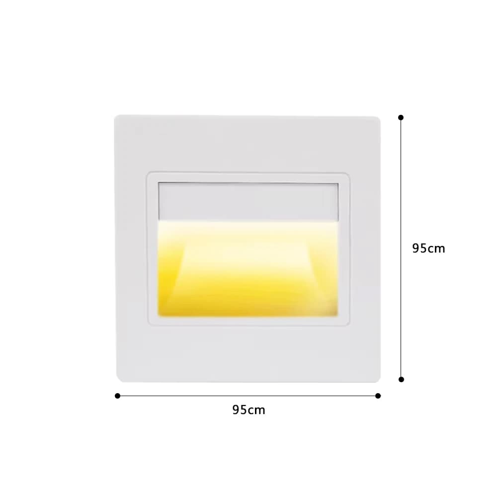 Mur LED lampes encastrées escalier lumière 220V étape escalier allée veilleuses sans capteur repose-