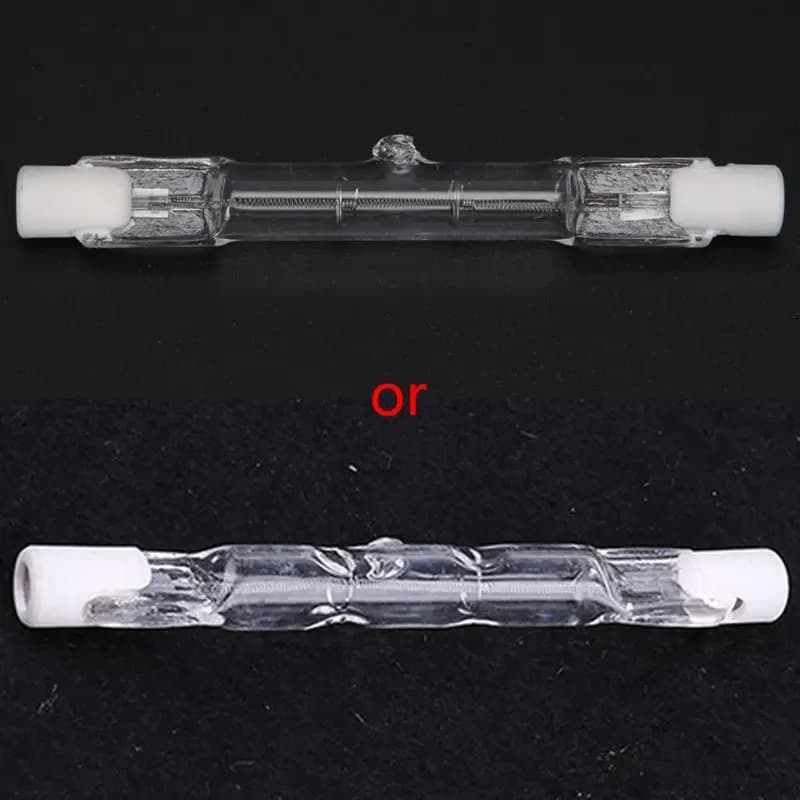 Ampoule linéaire halogène R7S, 100W, 150W, 500W, 78mm, 118mm, double extrémité, AC 220-240V, P15F