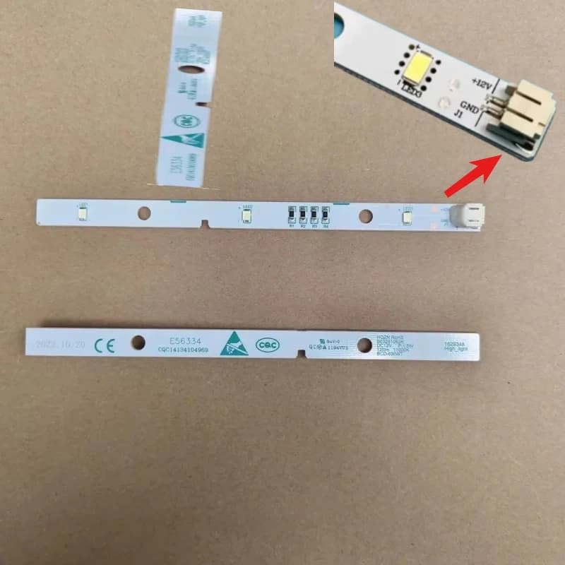 Pour Hisense : Bande LED d'éclairage pour réfrigérateur, pièces E56334 1629348 DC12V 120lm 11000k 1.