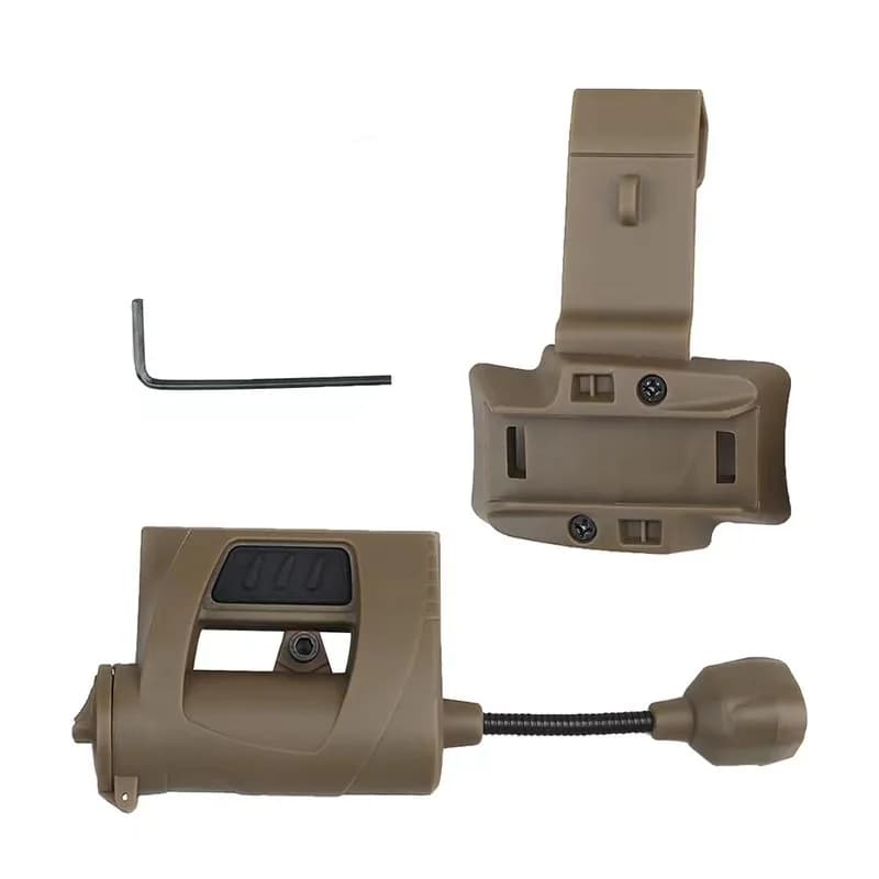 BOOIU casque tactique lumière lampe de poche LED extérieur MPLS éclairage de nuit pour la chasse cyc