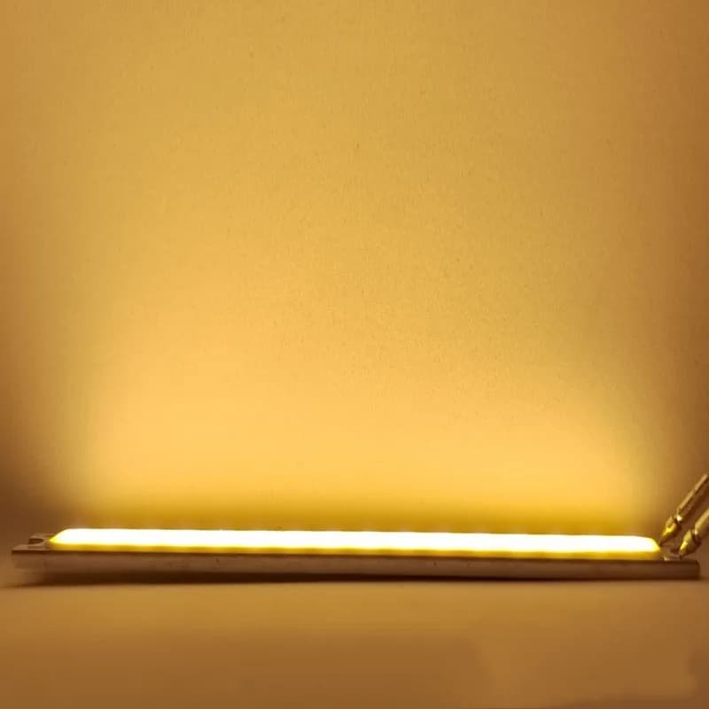 Panneau lumineux LED COB DC12V 20W 120x36mm, blanc chaud froid, rouge, vert, bleu, haute luminosité,