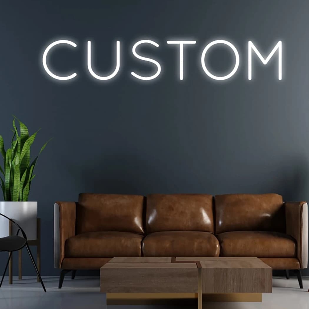 Enseigne Led au néon personnalisée, signe de nom personnalisé, décor de mariage pour magasin, magasi