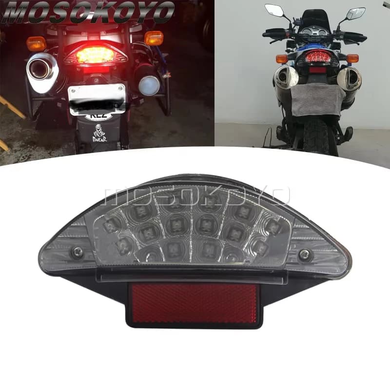 Enquêter stop de frein rouge 12V pour moto, 16 pièces, pour BMW Runder GS F650 F800 R1200 ST GS ADV