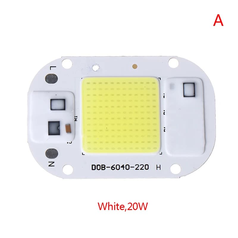 Puce LED 20W 30W 50W AC110 220V lampe COB intelligente perles lampe à LED sans pilote bricolage Lamp